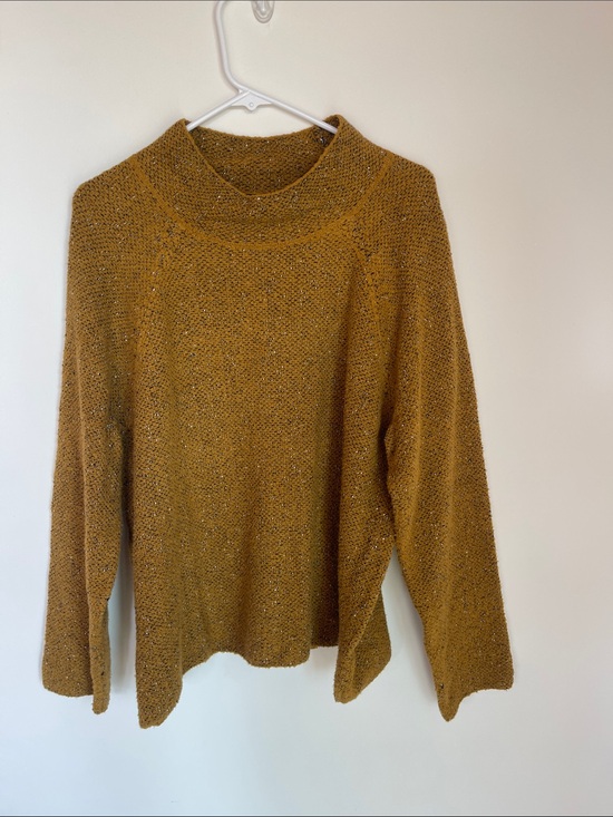 Eileen Fisher Sweaters - Eileen Fisher Mustard Gold Cowl Neck Sweater